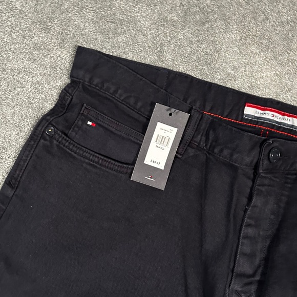 Tommy Hilfiger Jeans Denim Dark Navy Blue Slim Fit Men's 38x32 - NWT - Picture 3 of 12